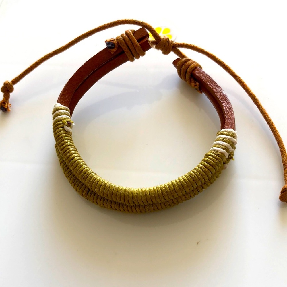 Leather bracelet